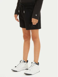 Calvin Klein Jeans Pantaloni scurți sport Iridescent IG0IG02452 Negru Regular Fit