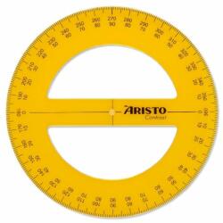 Aristo Szögmérő ARISTO Contrast 360 fokos 12 cm sárga (GEO22301) - decool