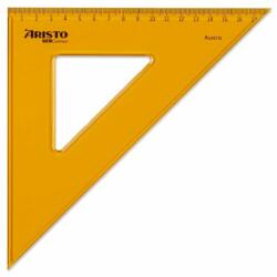 Aristo Vonalzó ARISTO Contrast háromszög 45 fokos 25 cm sárga (GEO22425) - decool