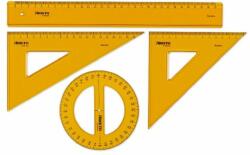 Aristo Vonalzókészlet ARISTO Contrast 4 darabos 30 cm sárga (GEO22509) - decool
