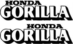 Honda Gorilla matrica készlet
