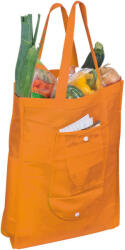 M-Collection Összehajtható nem szőtt bevásárló táska, narancs
