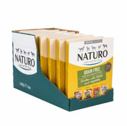 Naturo Caserola Naturo Adult Grain Free cu Carne de Pui, Cartofi si Legume 400g (F3DNAT4207)