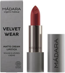 MÁDARA Cosmetics Mádara Velvet Wear Matt Krémes Ajakrúzs #38 Vintage Red (a6308)