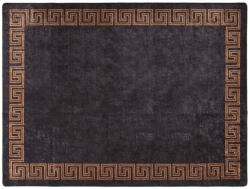vidaXL fekete-arany mosható csúszásgátló szőnyeg 400 x 300 cm 136629