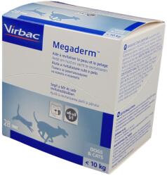 Virbac Megaderm oldat 10 kg alatti kutyák ás macskák részére 28 x 4 ml - csui