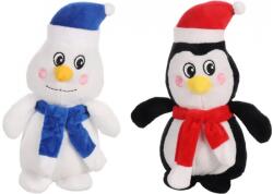 Flamingo karácsonyi plüssjátékok - hóember/pingvin 1 db - csui