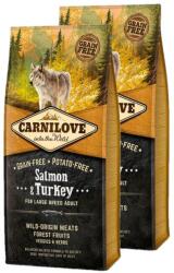 CARNILOVE Salmon & Turkey For Large Breed Adult 2x12kg