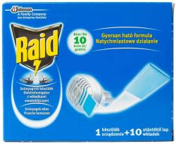 Szúnyogírtó készülék + 10 darab lapka RAID