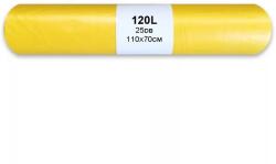 JKH Szemeteszsák 120L (25db) (700 x 1100 x 0, 035 mm) sárga (3393322)