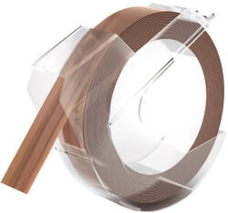 AIMO Etichete embosabile 3D compatibile DYMO Omega 9 mm furnir pentru mobilier, organizare acasa si etichetare decorativa 520111 (A520111)