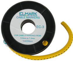 Elmark Kábeljelölő TAG EC-3 /a/ Elmark (ELM 31803A min)