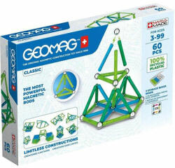 Geomag Green Line Classic mágneses építőjáték 60db-os - Geomagworld