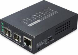 PLANET 10/100/1000Base-T -> Dual 1000Base-X SFP Media Konverter (GT-1205A)