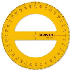 Aristo Szögmérő ARISTO Contrast 360 fokos 12 cm sárga GEO22301 (GEO22301)