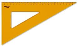 Aristo Vonalzó ARISTO Contrast háromszög 60 fokos 25 cm sárga GEO22625 (GEO22625)