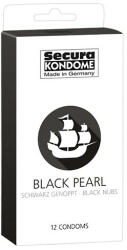 Secura Prezervative Secura Black Pearl, 12 Bucati