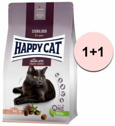 Happy Cat Happy Cat Sterilised Atlantik-Lachs / Somon 1, 3 kg 1+1 GRATUIT