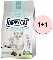 Happy Cat Happy Cat Sensitive Light 1, 3 kg 1+1 GRATUIT