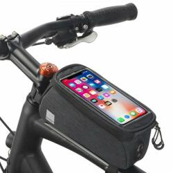  Roswheel Essentials Geantă pentru telefon mobil pentru cadru de bicicletă, 0, 8l, gri (121460-SA)