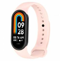 Mobilly Basic Basic brățară de silicon de înlocuire pentru Mi Band 8 - roz / cafe pink