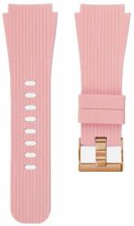  Mobilly curea Essential Vertical Grain Vertical Rose Gold Buckle universal Quick Release 22mm roz (XXX)