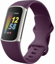 Mobilly Curea Mobilly pentru Fitbit Charge 5, mărimea S, TPU, mov (734 DSC5-01-00F dark purple S)