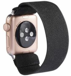 Mobilly curea pentru ceas Apple 42/44 mm, nailon, negru (305 DSN-12-00A black 44m)