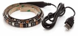 OPTY Bandă cu LED-uri 70cm, USB, 21 LED-uri, comutator, 20 culori, autoadezivă (70S)