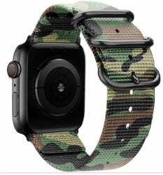 Mobilly szíj Apple karórához 38/40 mm, nylon, zöld álcázás (474 DSN-03-00A camuflage)