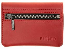 Fixed Smile Tripple bőr pénztárca intelligens nyomkövetővel FIXED Smile PRO, piros (FIXSM-TR2-RD)