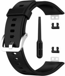 Mobilly szíj a Huawei watch-hoz, szilikon, fekete (256 DSS-02-01H black)