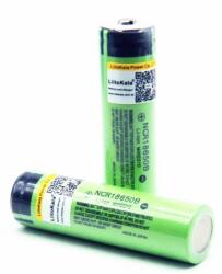  LiitoKala NCR18650B 3400mAh újratölthető akkumulátor túltöltés elleni védelemmel, 2db (NCR18650B with overcharge protection 2 pcs)