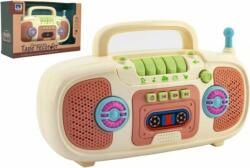 Teddies Radio din plastic pentru copii pe baterii cu sunet și lumină (TD00850556)