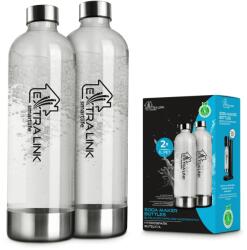  Extralink Smart Life 1 literes Szódagép palack - Átlátszó (2db / csomag) (SJ-191-BOT)