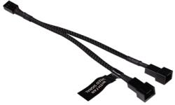 Alphacool Cablu Y-Splitter Alphacool de la 3-pini la 2x3-pini 15cm, Black, 18688