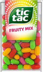 Tic Tac Fruity Mix cseresznye-, marakuja-, citrom-lime, és eper-mentol ízű cukordrazsé 49 g