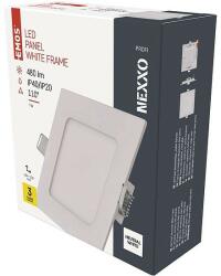 EMOS LED süllyesztett lámpatest NEXXO, négyzet, fehér, 7W, természetes fehér - dellaprint