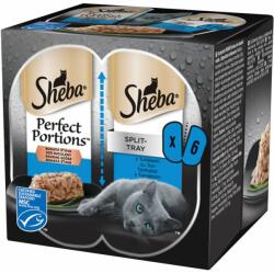 Sheba Perfect Portions tonhallal felnőtt macskáknak 6 x (3 x 75 g)