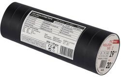 EMOS PVC Szigetelőszalag 19/20 fekete, 10db-os csomag
