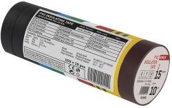 EMOS PVC Szigetelőszalag 15/10 mix színek, 10db-os csomag - dellaprint