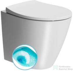SAPHO GSI MODO álló WC, alsó/hátsó kifolyású, Swirlflush, 37x52cm, duál matt fehér (981009) (981009) - furdoszoba-szaniter