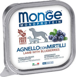 Monge Grain Free Monoprotein Lamb & Blueberries Paté (24 x 150 g) 3600 g
