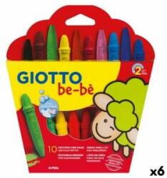 GIOTTO Creioane ceară colorate Giotto BE-BÉ Multicolor (6 Unități)