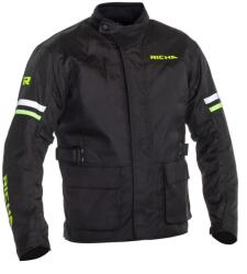 RICHA Jachetă de motocicletă RICHA Buster WP Long negru-galben-fluo lichidare (RICH2BUL-650)