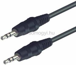 Somogyi Elektronic A 51X Audió kábel, 3, 5 mm sztereó dugó-3, 5 mm sztereó dugó, 1, 5 m - hangszerabc