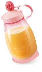 Tescoma PAPU PAPI rugalmas palack 200 ml, kanállal, rózsaszín (667620.00)