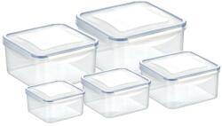 Tescoma FRESHBOX négyzet alakú ételtároló doboz, 5 db (892044.00) - tescoma