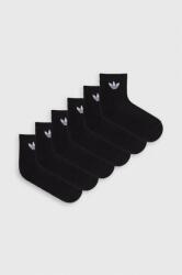 adidas Originals zokni 6 db fekete, IJ5626 - fekete 37/39