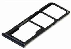 Samsung A217 Galaxy A21S Dual, SIM kártya tartó tálca, (+memória kártya tartó), fekete